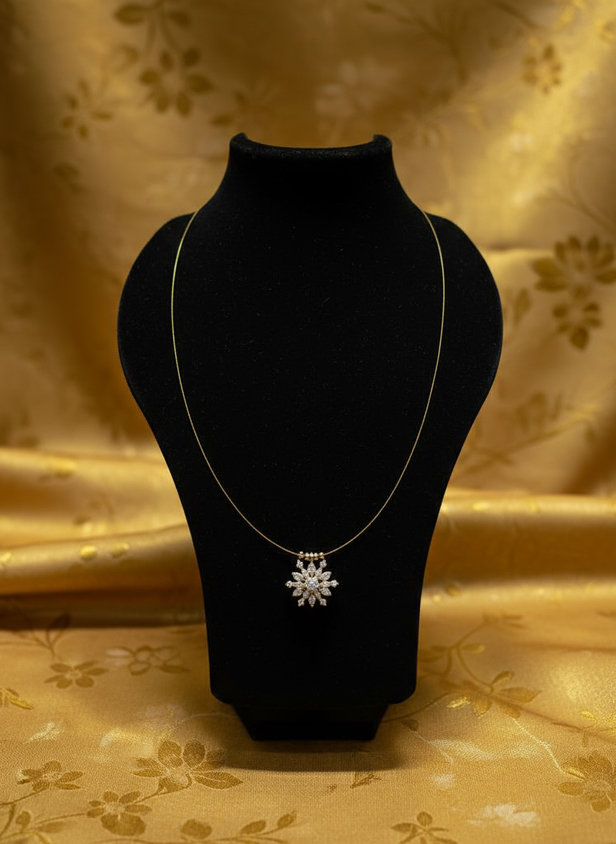 Snowflake Elegance Pendant Necklace