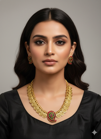 Lakshmi Kasu Paisley Necklace Set