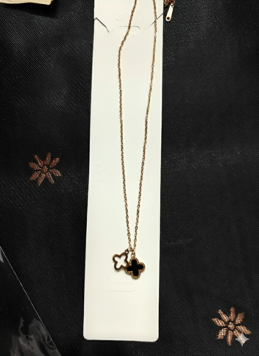 Duo Clover Charm Pendant