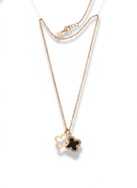 Duo Clover Charm Pendant