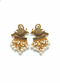 Songbird Antique Pearl Danglers