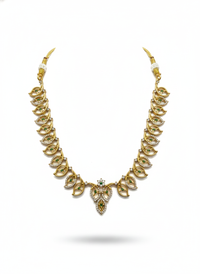 Emerald Vine Diamond Necklace