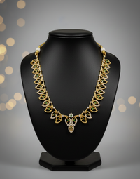 Emerald Vine Diamond Necklace