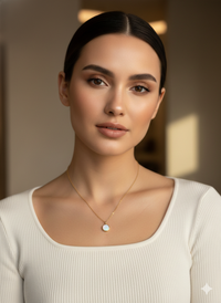 Moonstone Serenity Solitaire Pendant