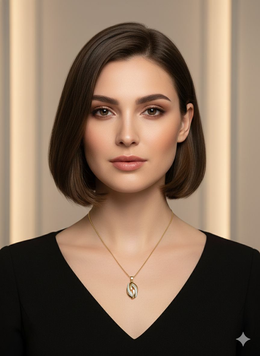 Enchanted Spiral Diamond Pendant