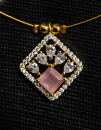 Rosé Luxe Diamond Pendant Necklace