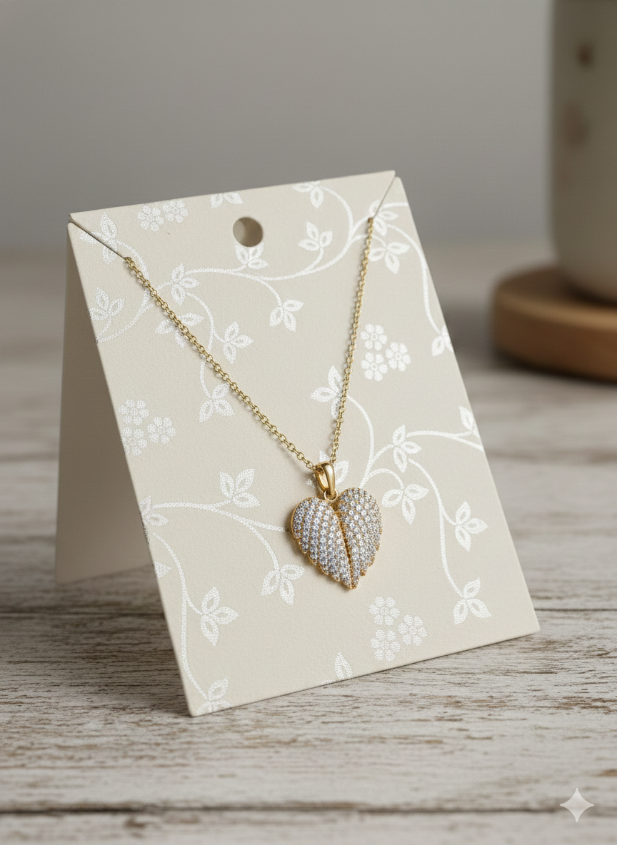 Angelic Radiance Wing Pendant