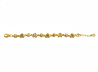 Honeycomb Bloom Gold Bracelet