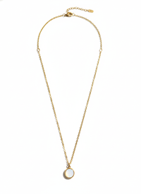 Moonstone Serenity Solitaire Pendant