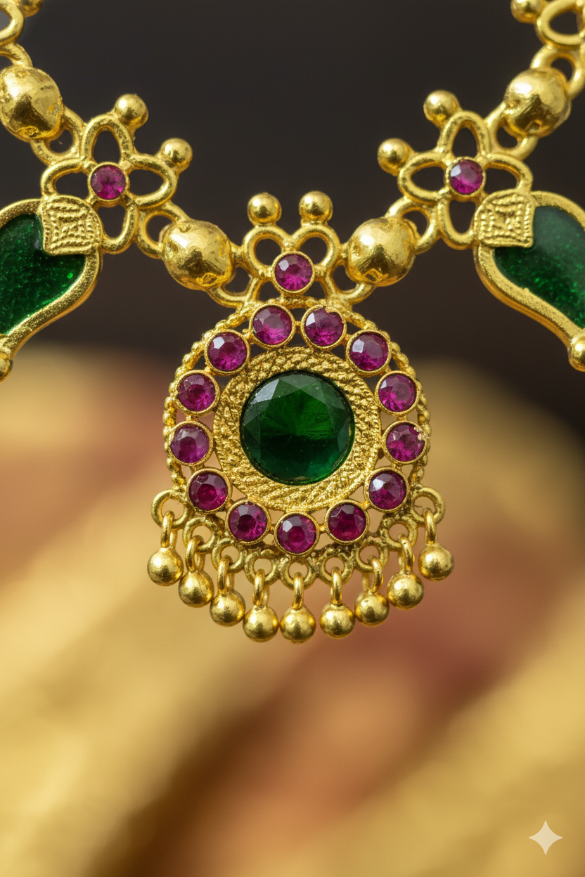 Floral Vine Heritage Necklace Set