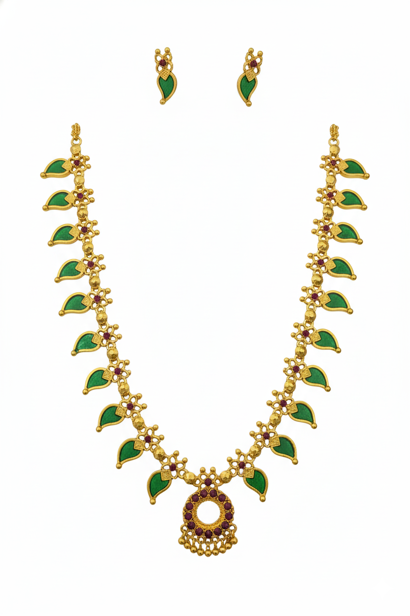 Floral Vine Heritage Necklace Set