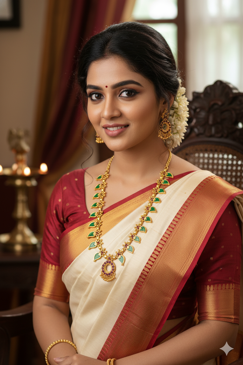 Floral Vine Heritage Necklace Set