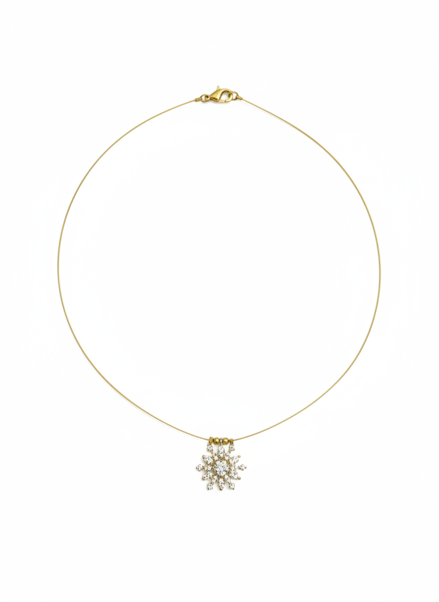 Snowflake Elegance Pendant Necklace